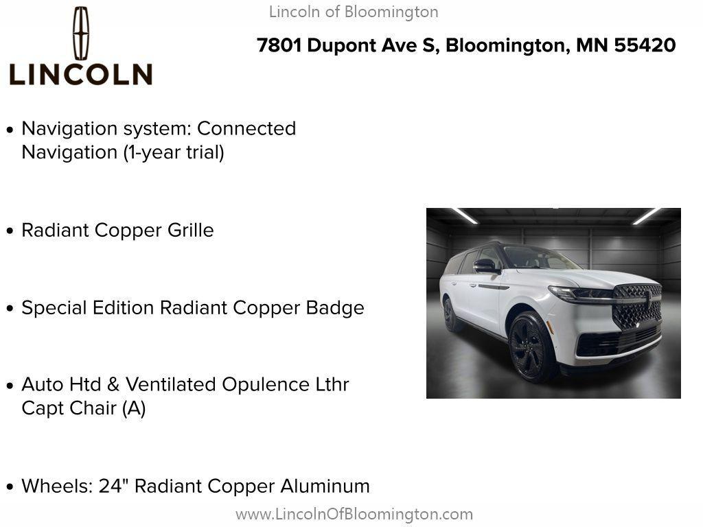 used 2025 Lincoln Navigator car, priced at $122,551
