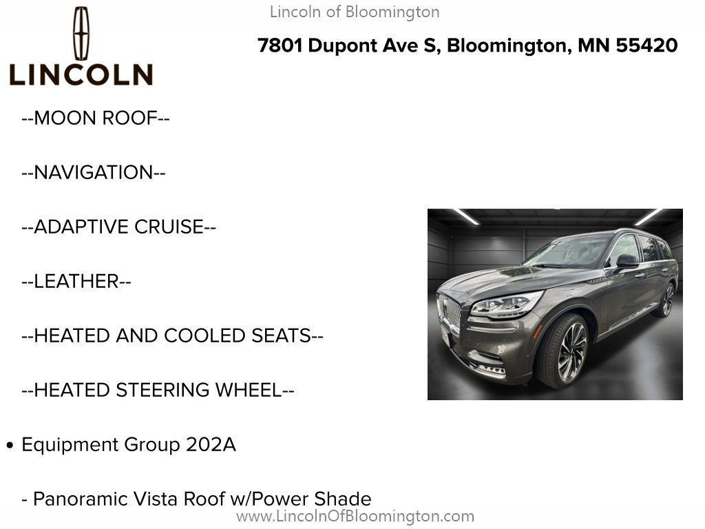 used 2020 Lincoln Aviator car, priced at $27,999
