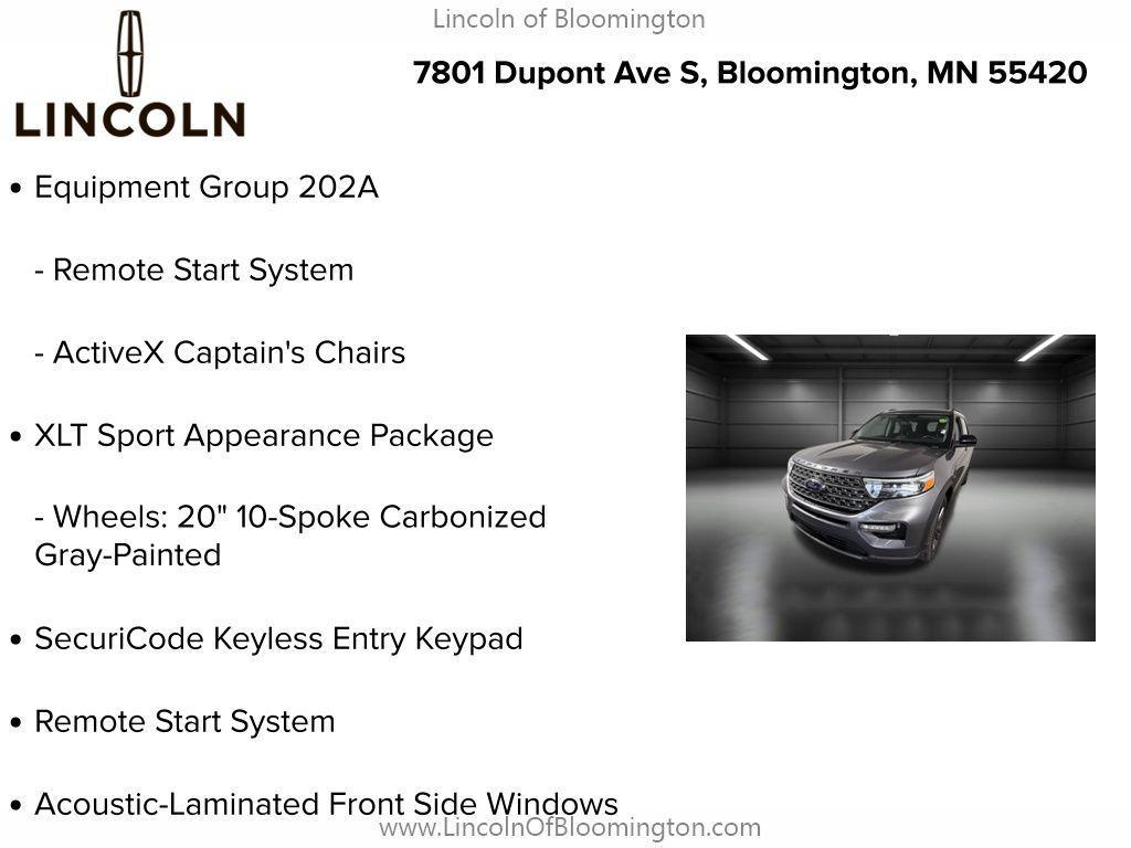 used 2022 Ford Explorer car, priced at $33,644