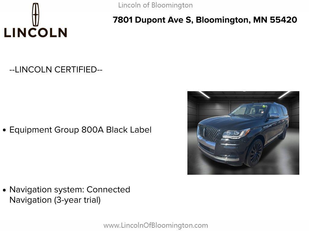 used 2023 Lincoln Navigator car, priced at $69,200