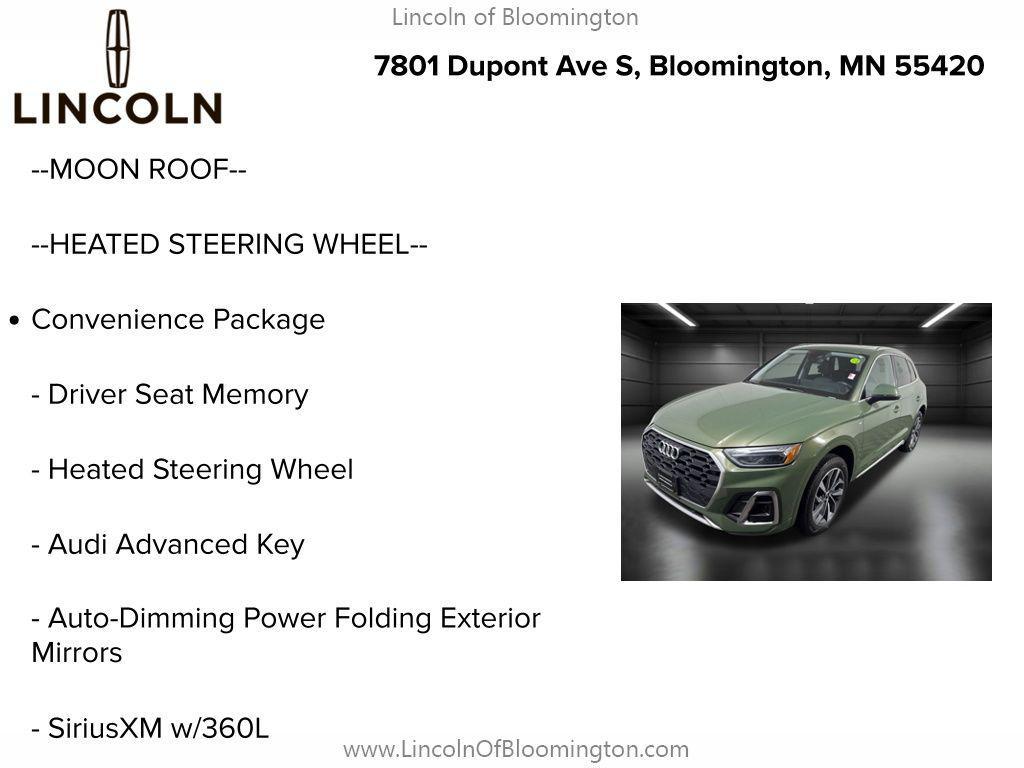 used 2023 Audi Q5 car, priced at $25,790