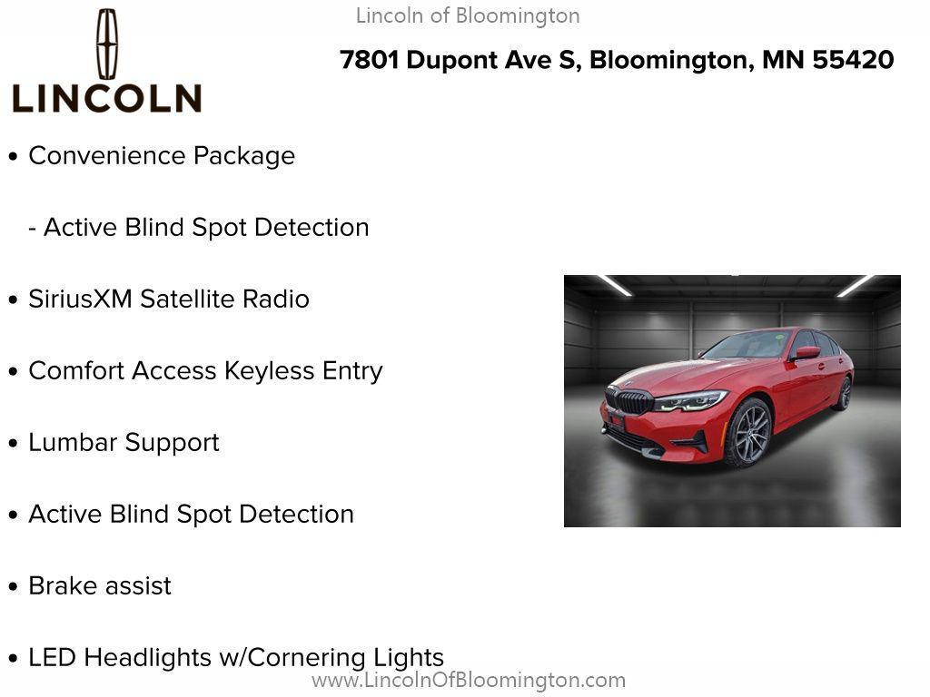 used 2020 BMW 330 car, priced at $22,991