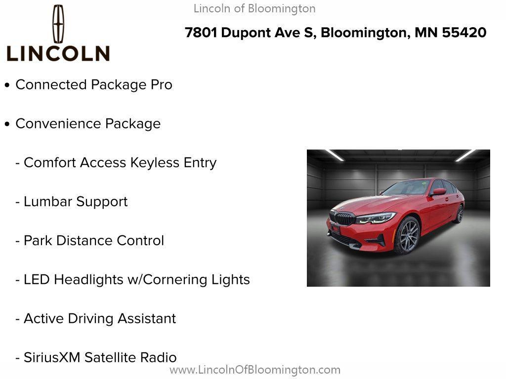 used 2020 BMW 330 car, priced at $22,991