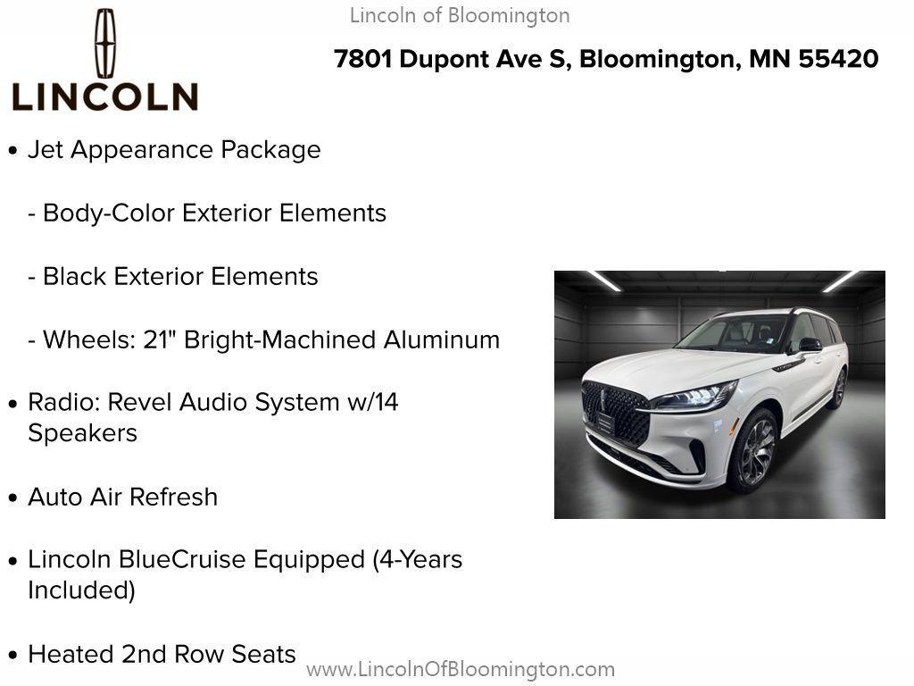 new 2025 Lincoln Aviator car, priced at $68,390