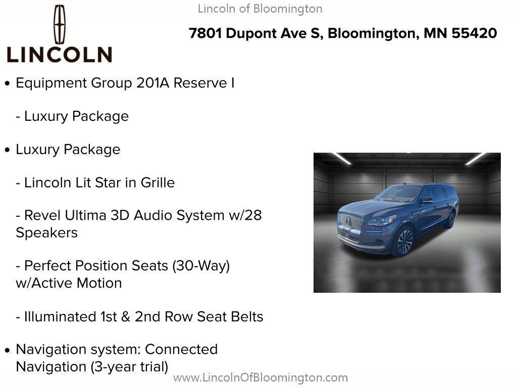 used 2022 Lincoln Navigator car, priced at $59,451