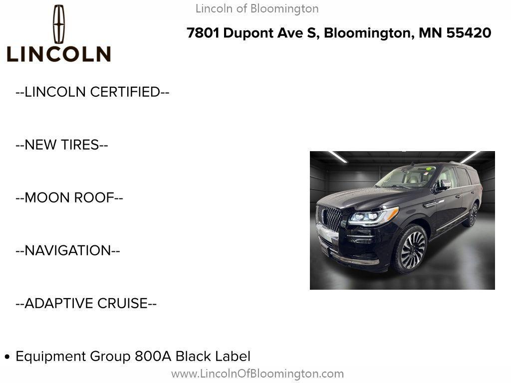used 2023 Lincoln Navigator car, priced at $75,474