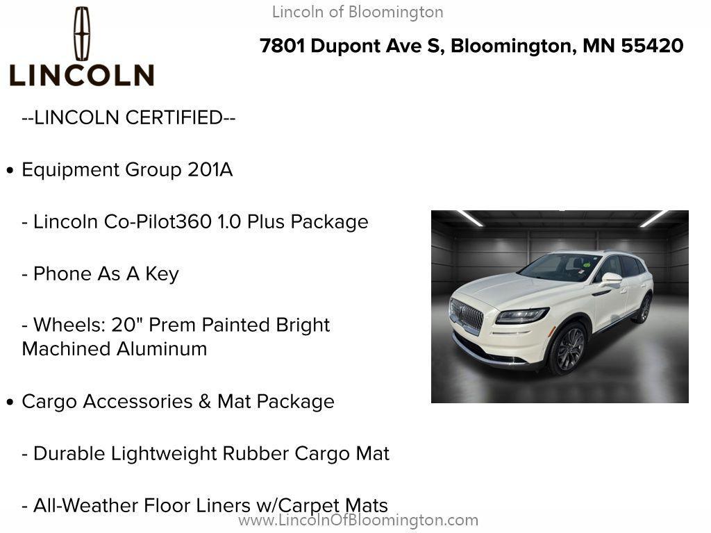 used 2023 Lincoln Nautilus car, priced at $45,735