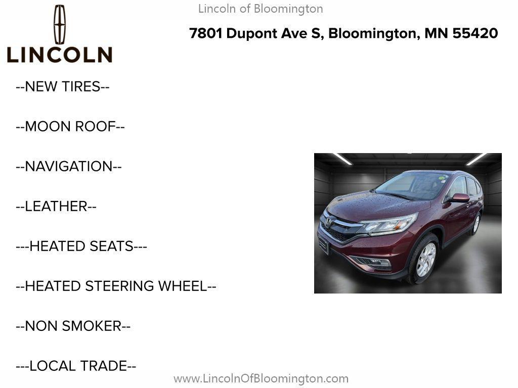 used 2015 Honda CR-V car, priced at $16,134