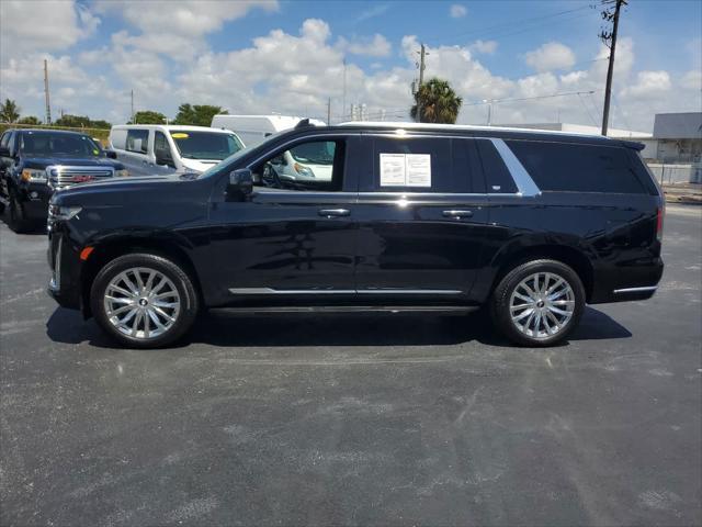 used 2021 Cadillac Escalade ESV car, priced at $61,545