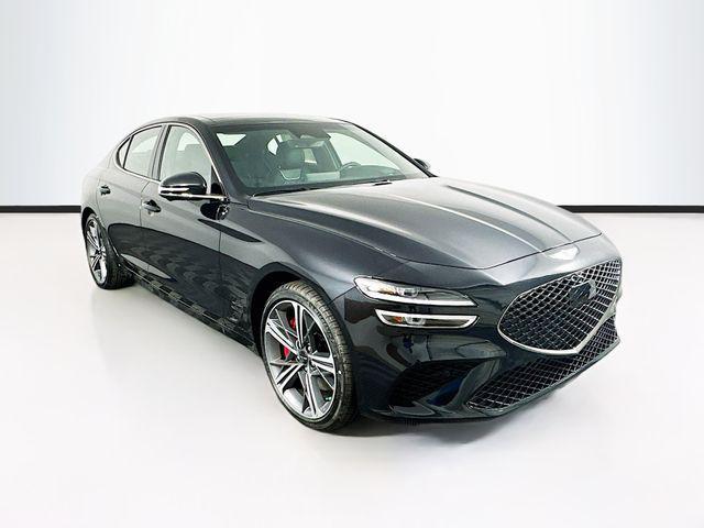 new 2025 Genesis G70 car, priced at $59,055