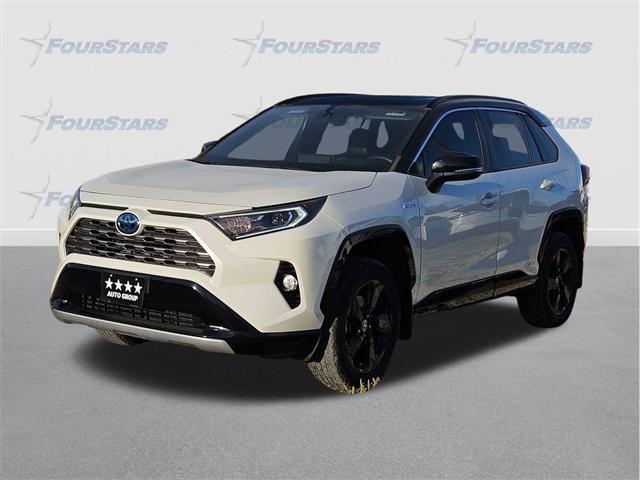 used 2021 Toyota RAV4 Hybrid car, priced at $28,223