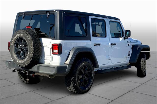 used 2020 Jeep Wrangler Unlimited car, priced at $28,157