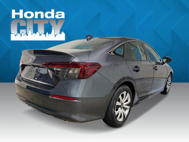 new 2025 Honda Civic car, priced at $25,400