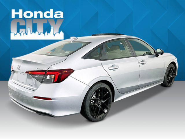 new 2025 Honda Civic Hybrid car, priced at $30,100