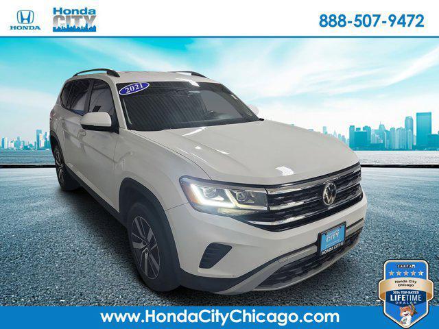 used 2021 Volkswagen Atlas car, priced at $15,997