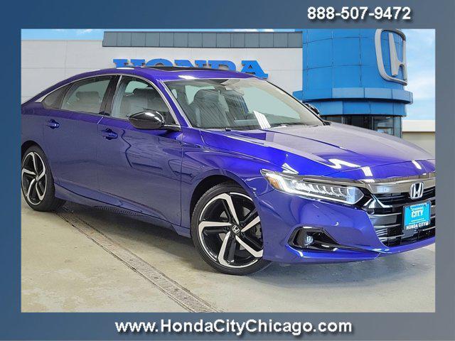 used 2021 Honda Accord car, priced at $29,997