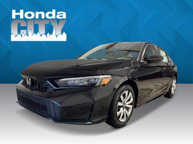 new 2025 Honda Civic car, priced at $25,400