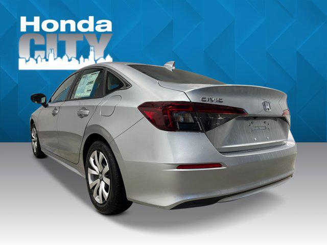 new 2025 Honda Civic car, priced at $25,400