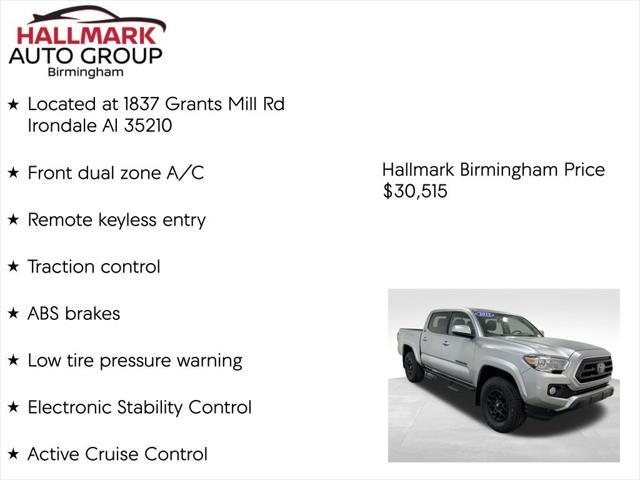 used 2022 Toyota Tacoma car, priced at $30,515