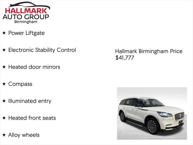 used 2022 Lincoln Aviator car, priced at $41,500
