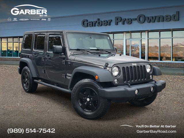 used 2017 Jeep Wrangler Unlimited car, priced at $18,828