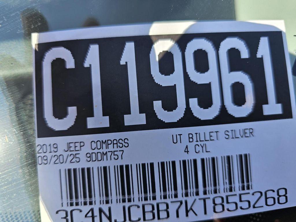 used 2019 Jeep Compass car, priced at $13,390