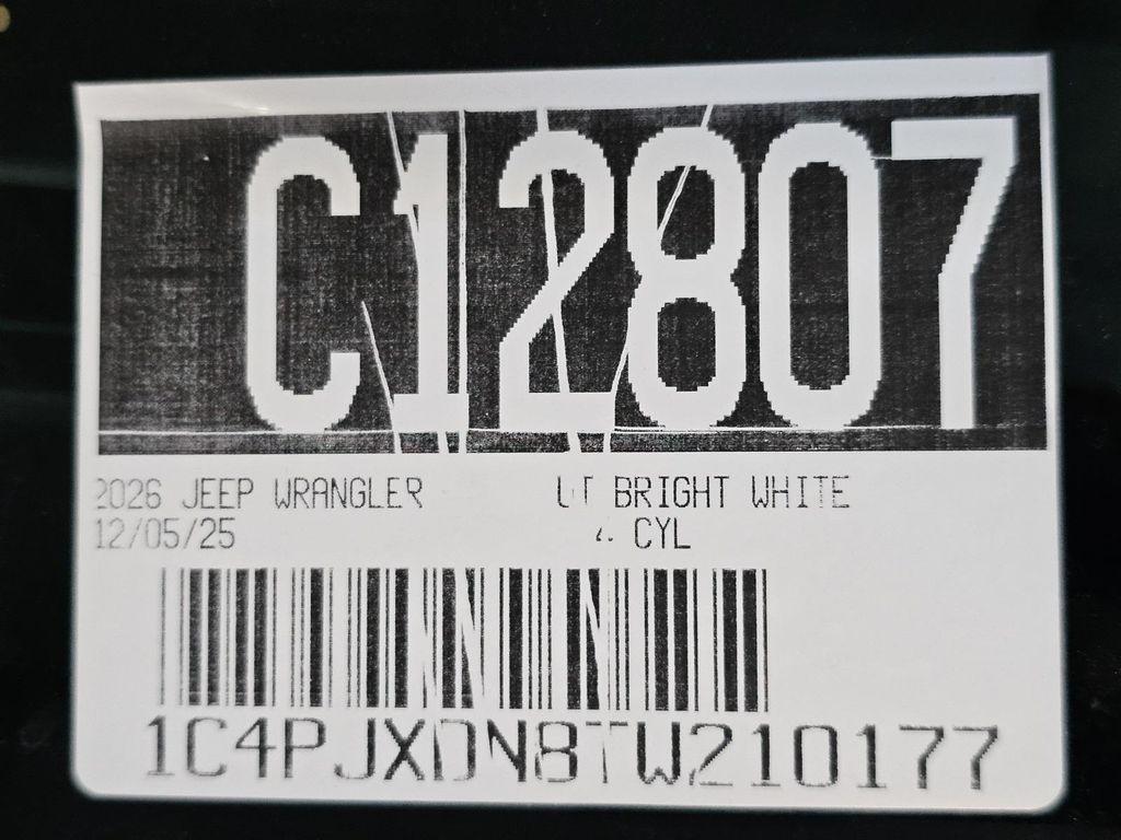 new 2026 Jeep Wrangler car, priced at $47,390