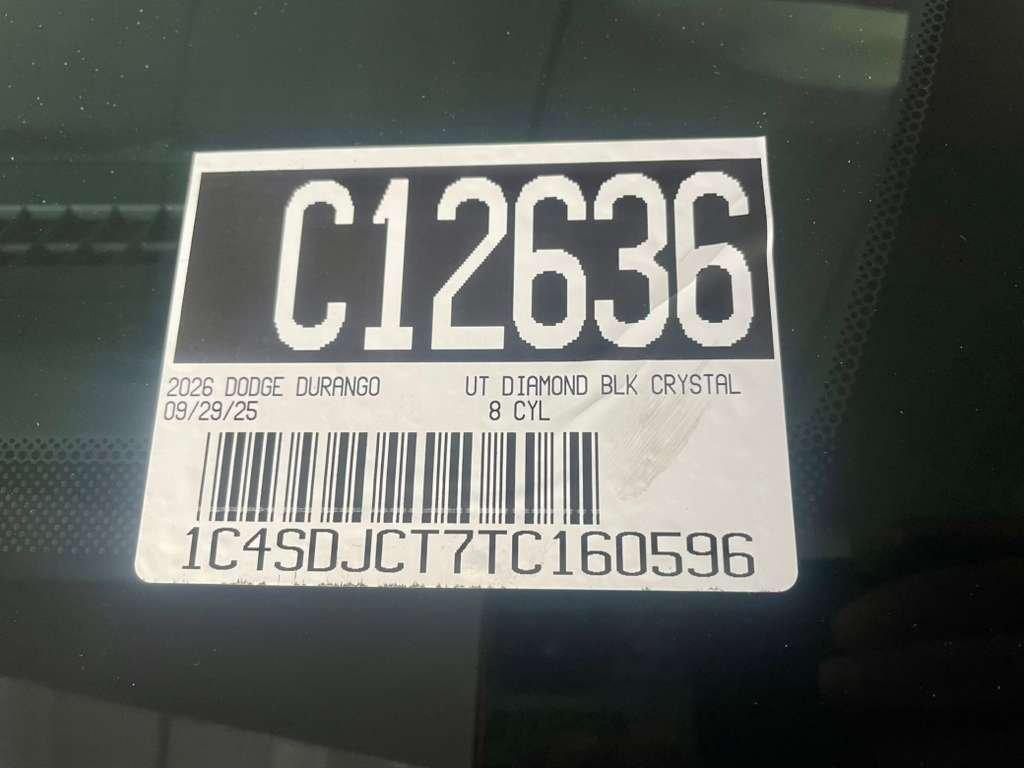 new 2026 Dodge Durango car, priced at $40,930