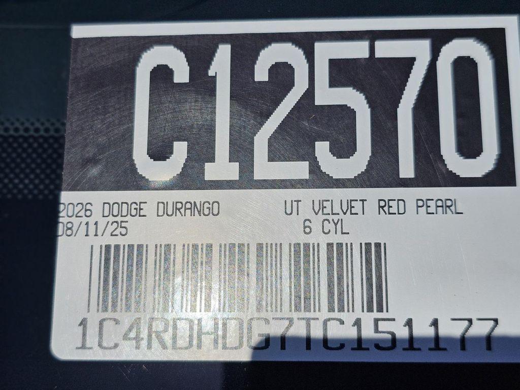 new 2026 Dodge Durango car, priced at $33,995