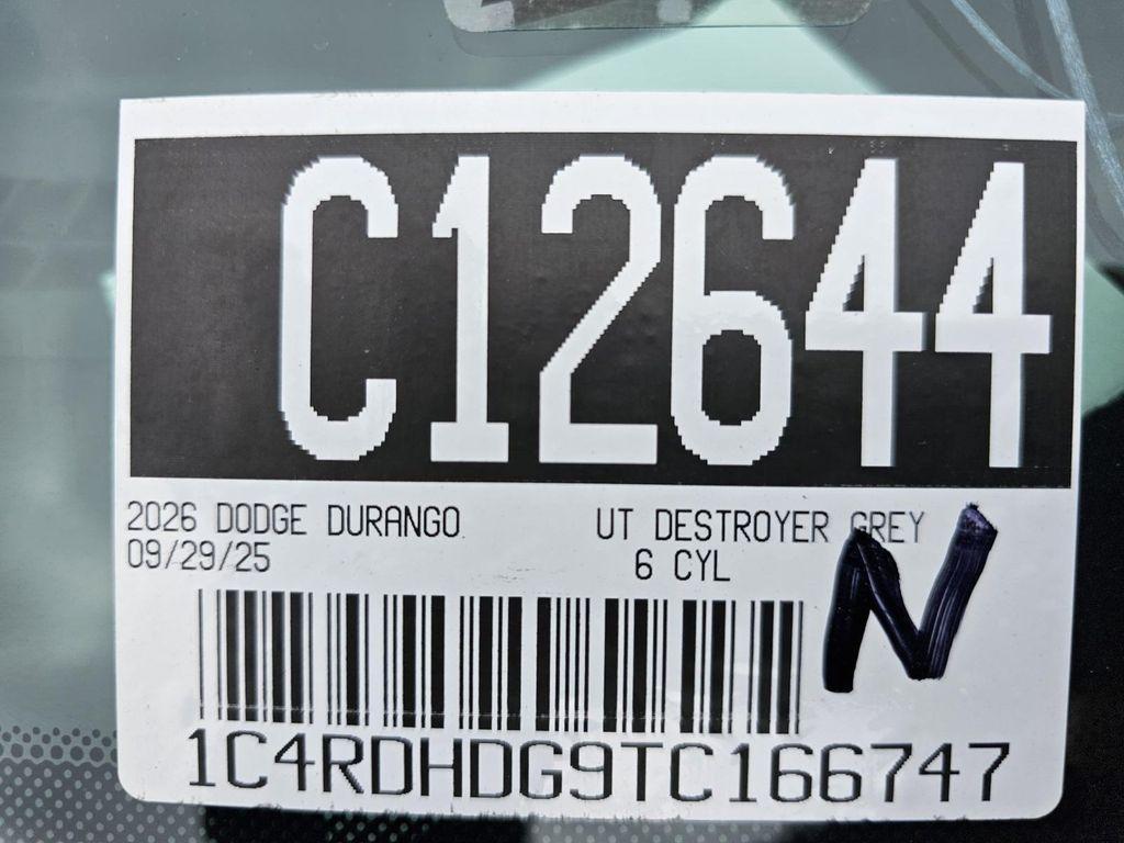 new 2026 Dodge Durango car, priced at $39,995