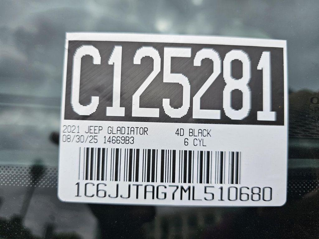 used 2021 Jeep Gladiator car, priced at $26,499