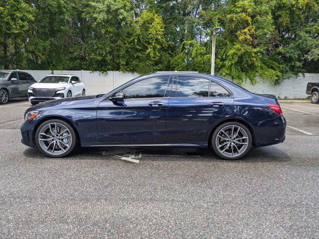 used 2020 Mercedes-Benz AMG C 43 car, priced at $25,491