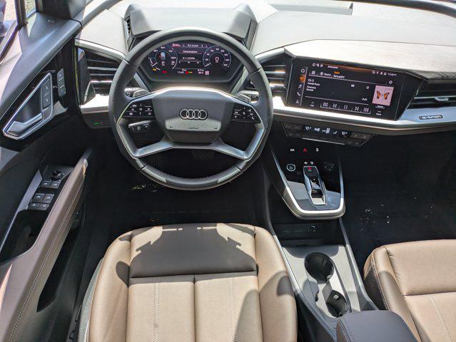 new 2025 Audi Q4 e-tron car, priced at $55,050