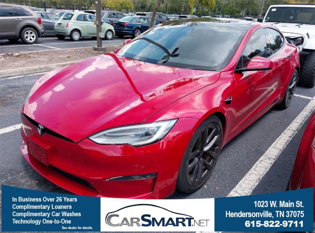 used 2021 Tesla Model S car, priced at $35,907