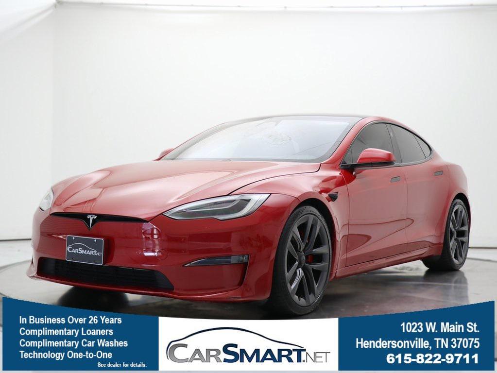 used 2021 Tesla Model S car, priced at $35,907