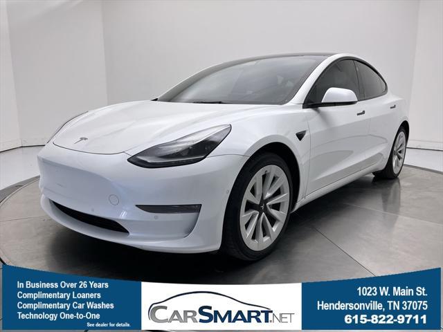 used 2022 Tesla Model 3 car, priced at $27,511