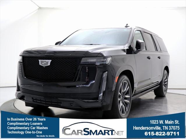 used 2021 Cadillac Escalade ESV car, priced at $63,497