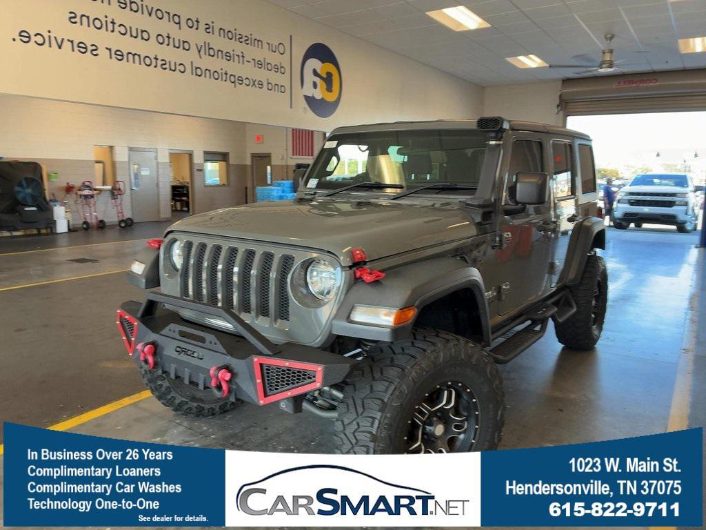 used 2021 Jeep Wrangler Unlimited car, priced at $27,599