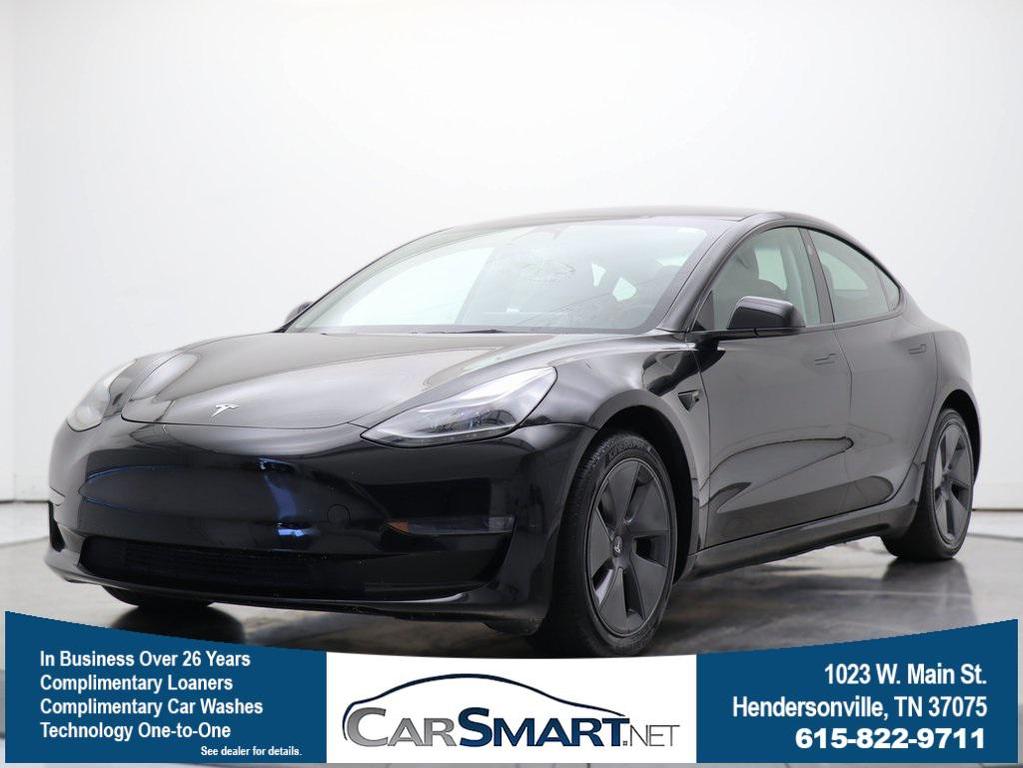used 2023 Tesla Model 3 car, priced at $25,599