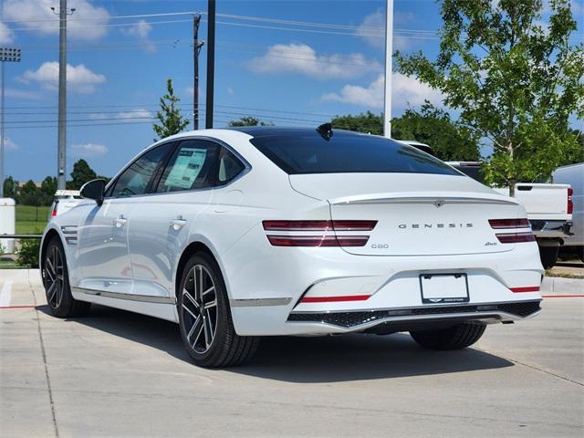 new 2025 Genesis G80 car, priced at $63,900