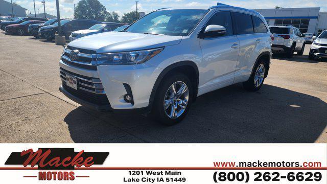 used 2019 Toyota Highlander car, priced at $23,500