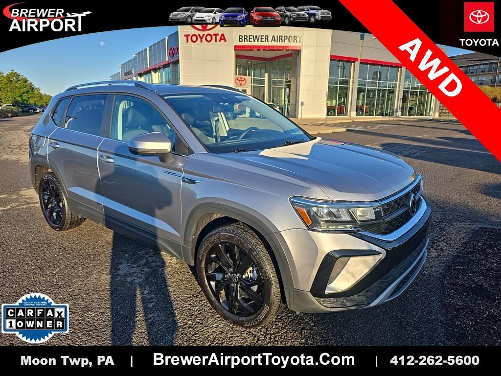 used 2022 Volkswagen Taos car, priced at $21,500