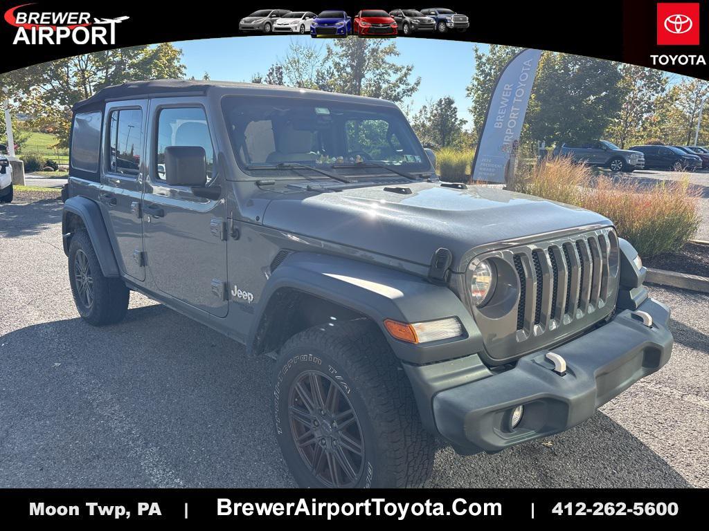 used 2018 Jeep Wrangler Unlimited car, priced at $22,200