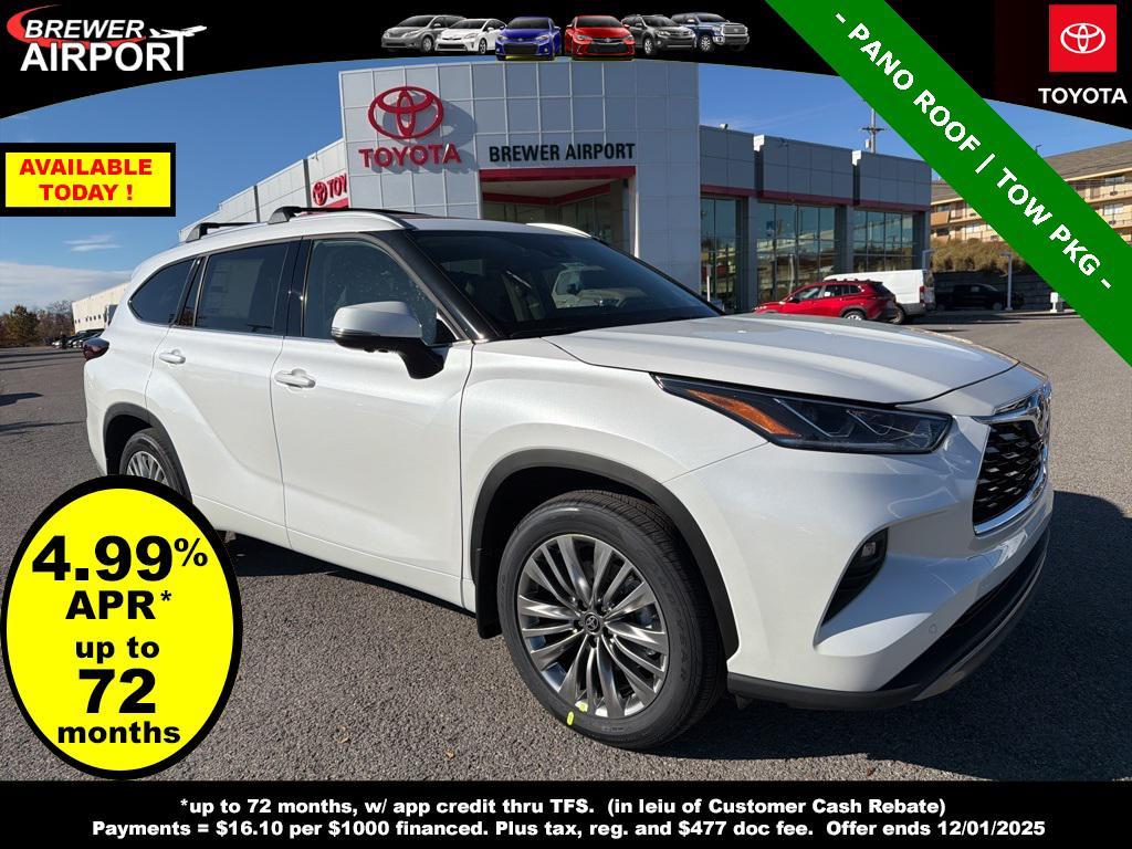 new 2026 Toyota Highlander car, priced at $56,882