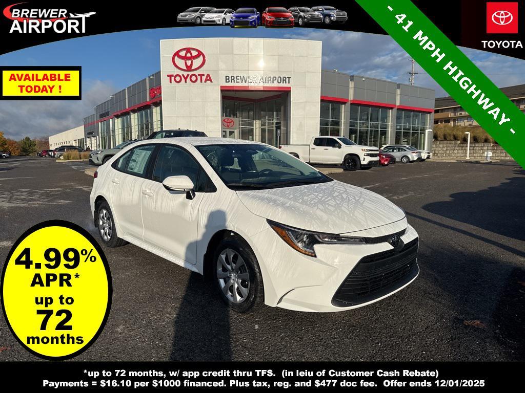 new 2026 Toyota Corolla car, priced at $24,554