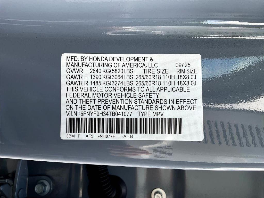 new 2026 Honda Passport car, priced at $45,900