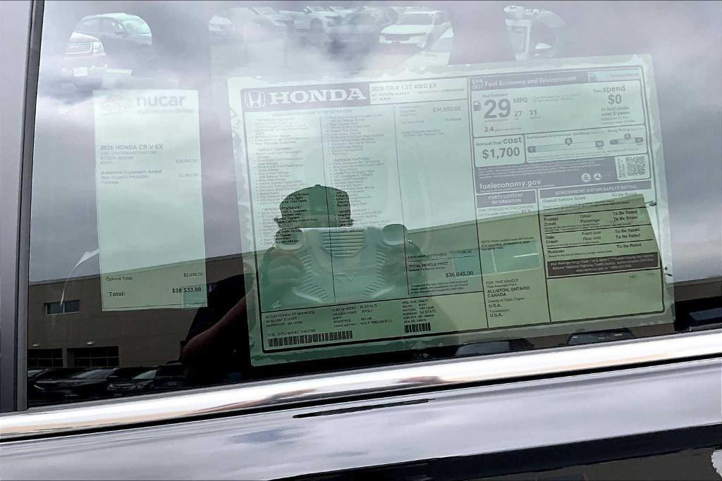 new 2026 Honda CR-V car, priced at $36,045