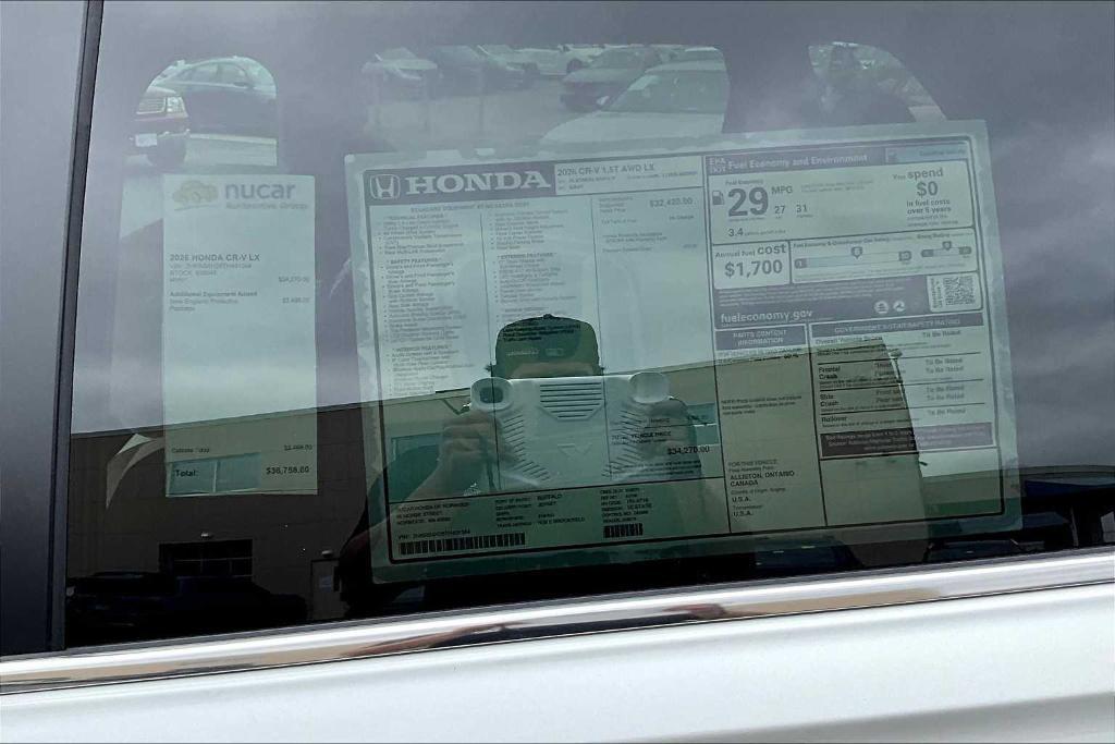 new 2026 Honda CR-V car, priced at $34,270
