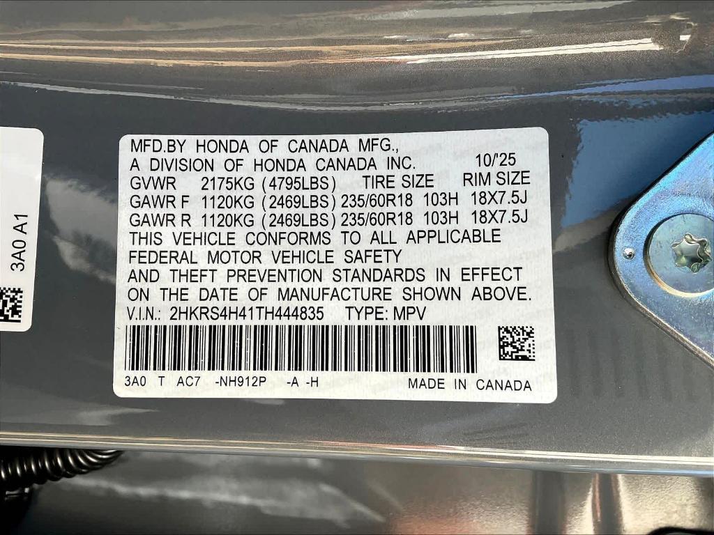 new 2026 Honda CR-V car, priced at $36,555