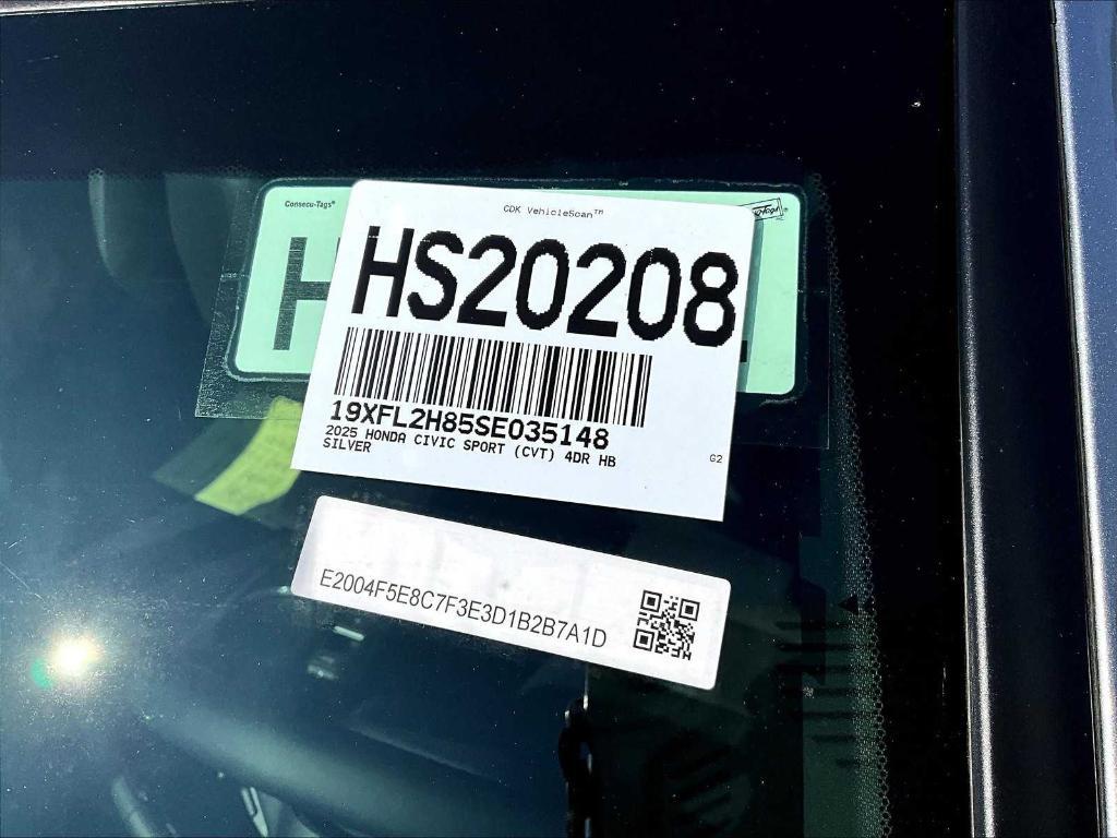 new 2025 Honda Civic car, priced at $28,600